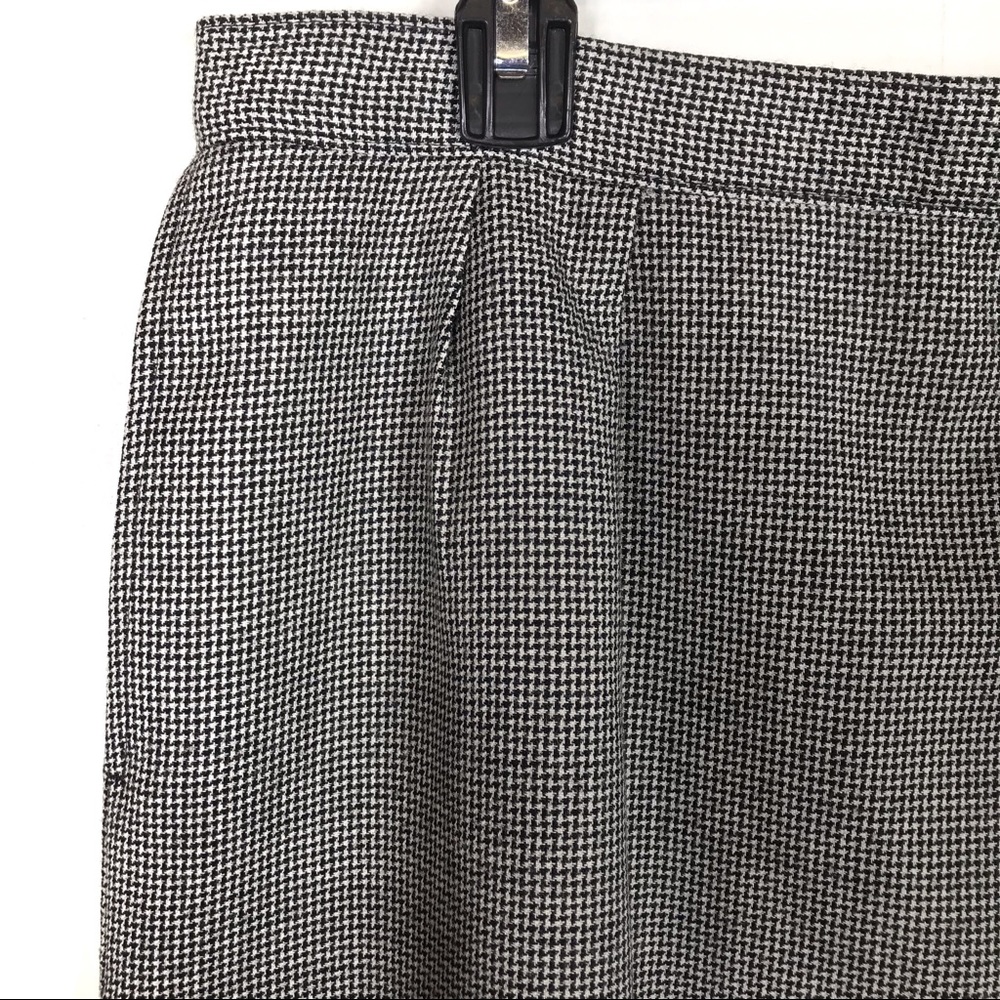 Pendleton Vintage Checkered Plaid Wool Skirt - image 4